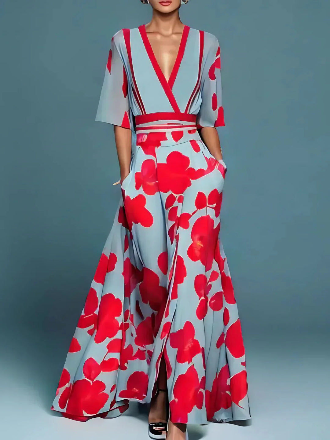 Jaelle™ | Elegant Floral Maxi Dress (Almost Sold Out)
