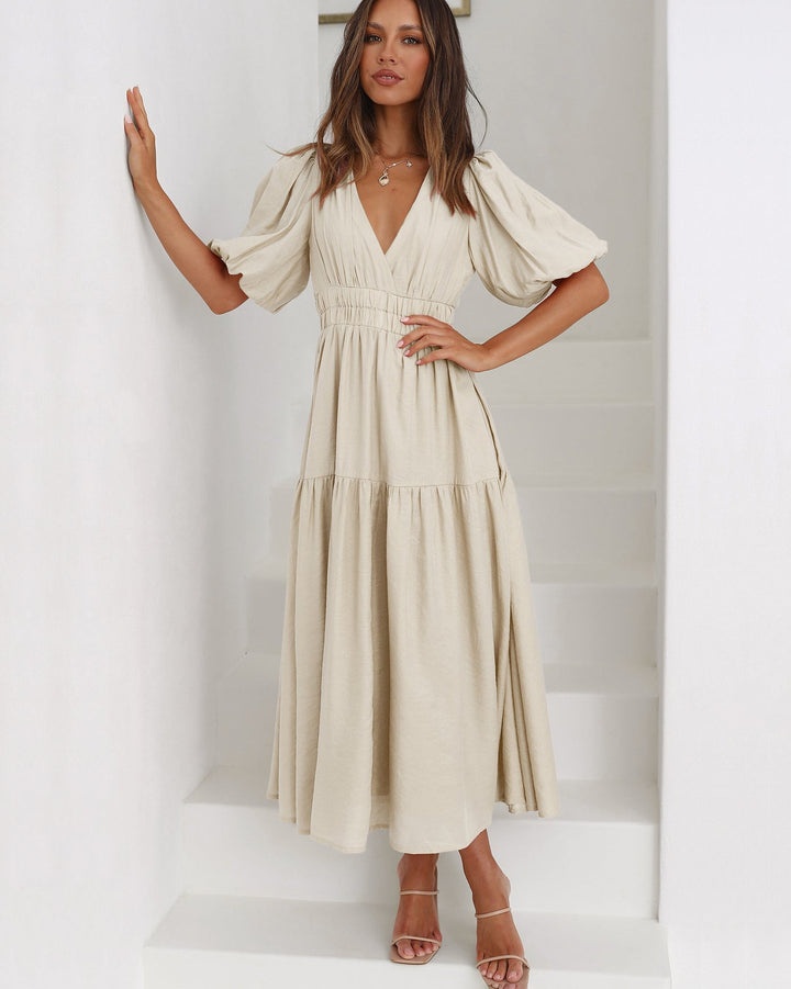 Enessa™ | Classic Puff Sleeve Dress (Almost Sold Out)