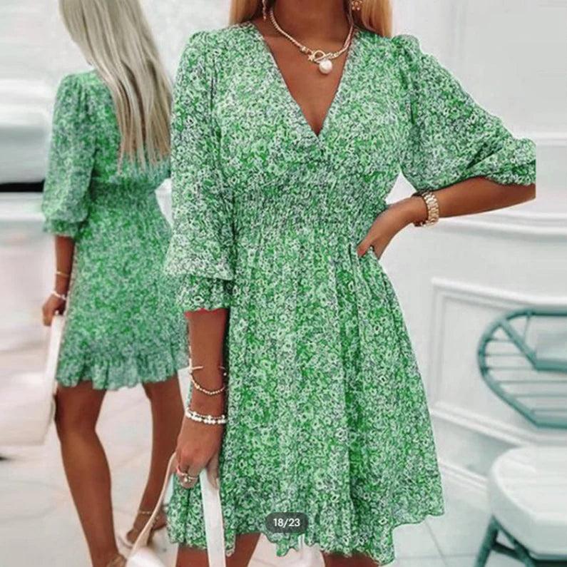 Brenelle™ | Classic Floral Dress