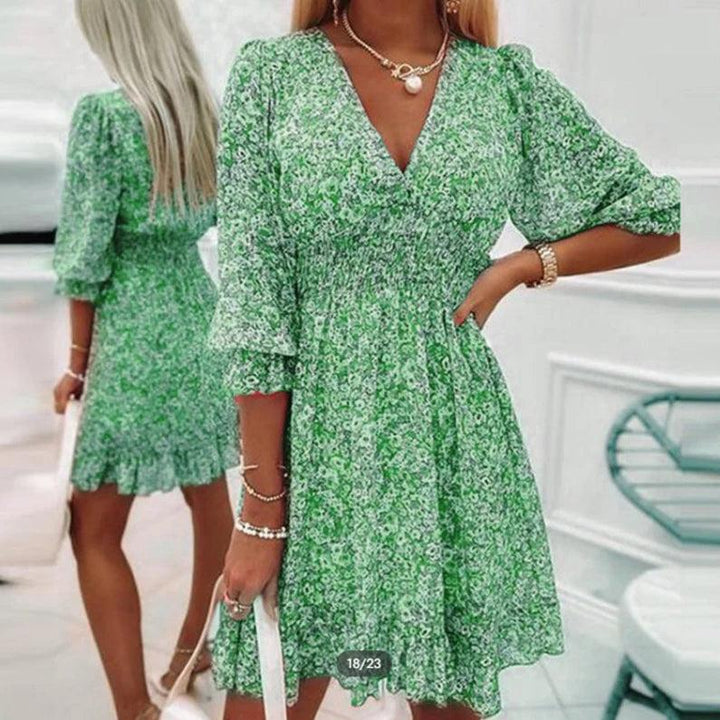 Brenelle™ | Classic Floral Dress