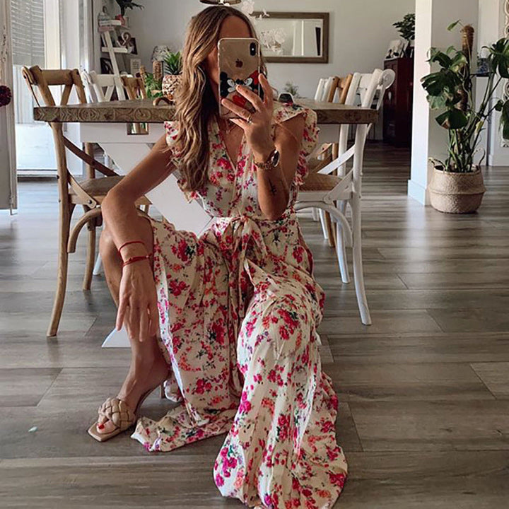 Dahlys™ | Luxe Blossom Maxi Dress