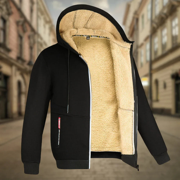 LUCAS™ | Luxury Men’s Fleece-Lined Hoodie
