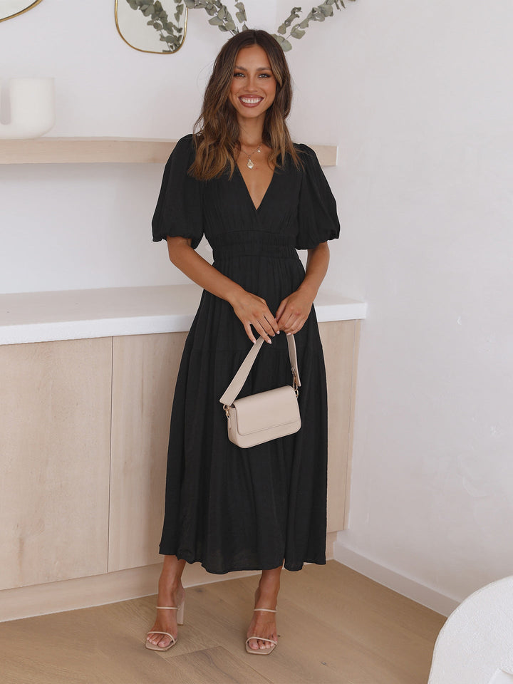Enessa™ | Classic Puff Sleeve Dress (Almost Sold Out)