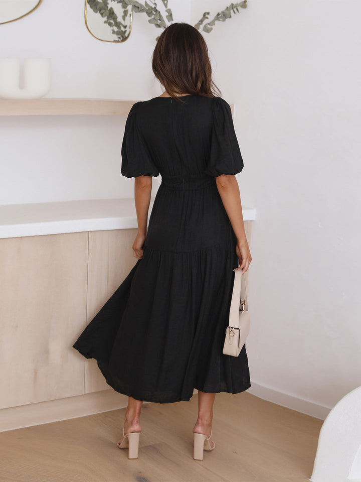 Enessa™ | Classic Puff Sleeve Dress (Almost Sold Out)