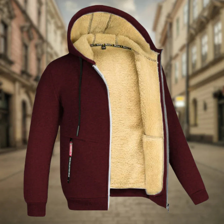 LUCAS™ | Luxury Men’s Fleece-Lined Hoodie