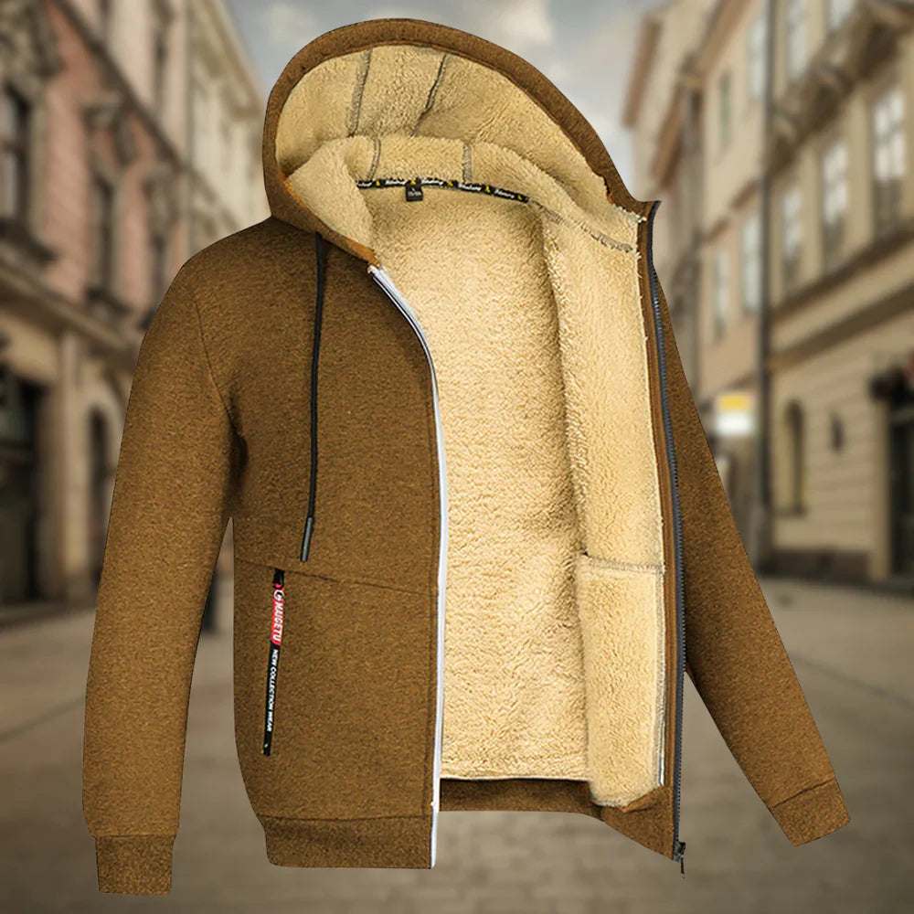 LUCAS™ | Luxury Men’s Fleece-Lined Hoodie