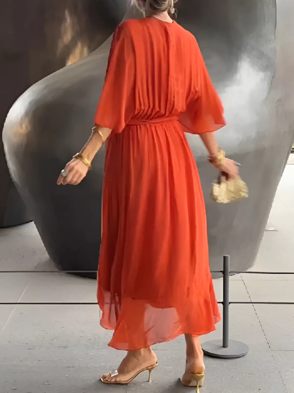 Serafine™ | Flowy V-Neck Maxi Dress (Almost Sold Out)