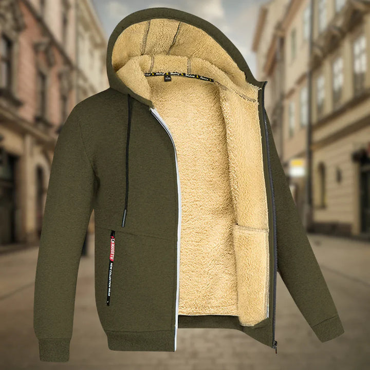 LUCAS™ | Luxury Men’s Fleece-Lined Hoodie