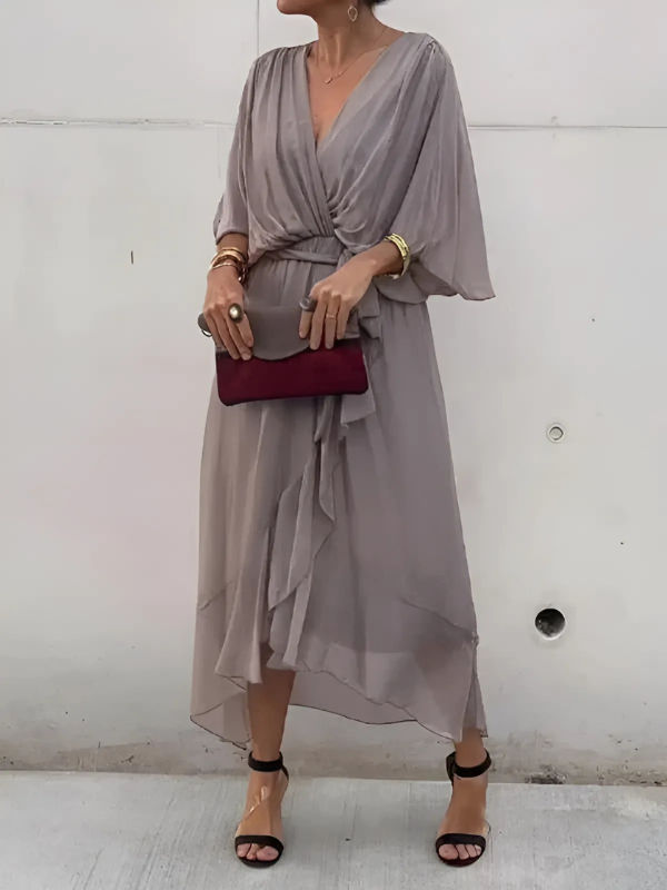 Serafine™ | Flowy V-Neck Maxi Dress (Almost Sold Out)