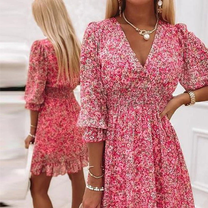 Brenelle™ | Classic Floral Dress