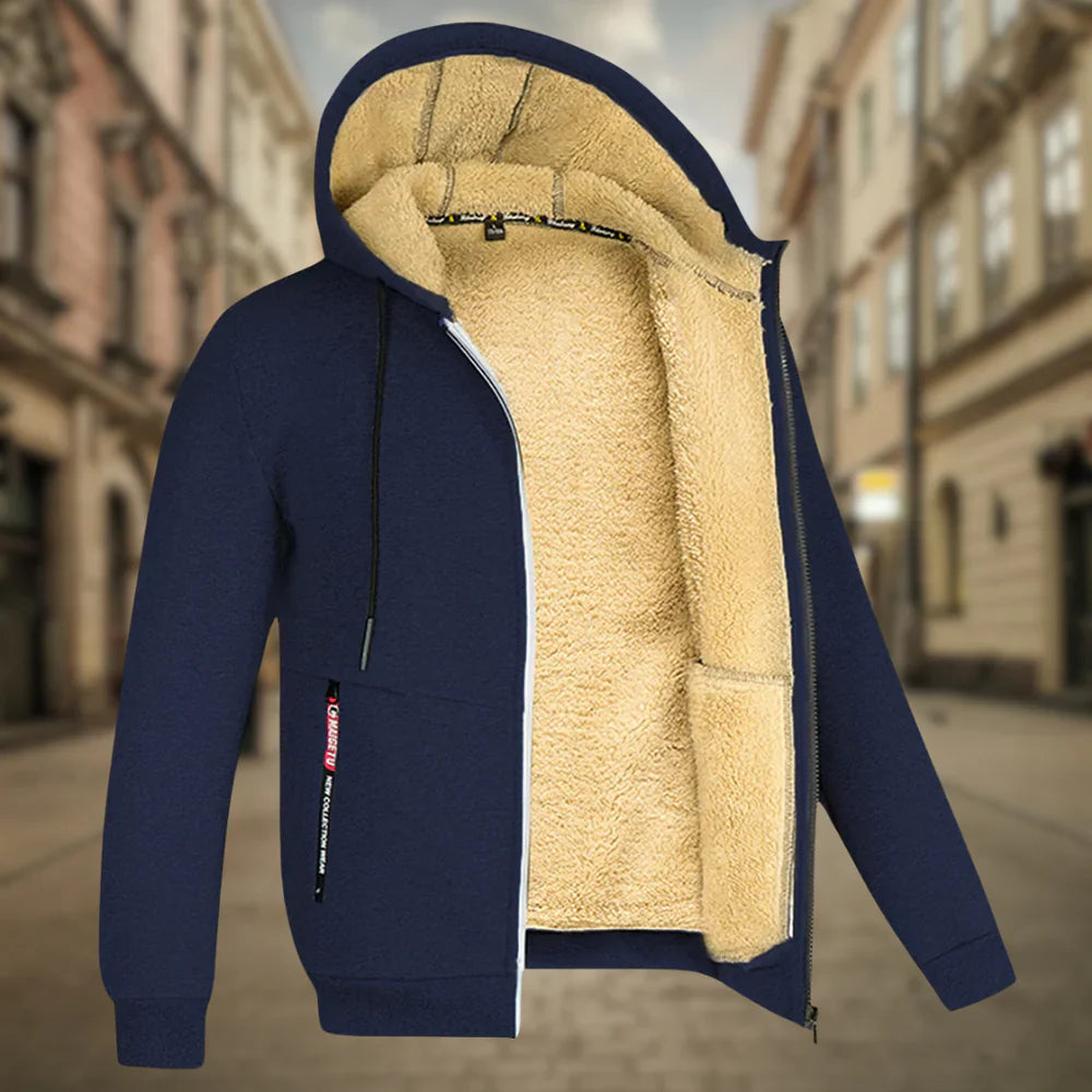 LUCAS™ | Luxury Men’s Fleece-Lined Hoodie