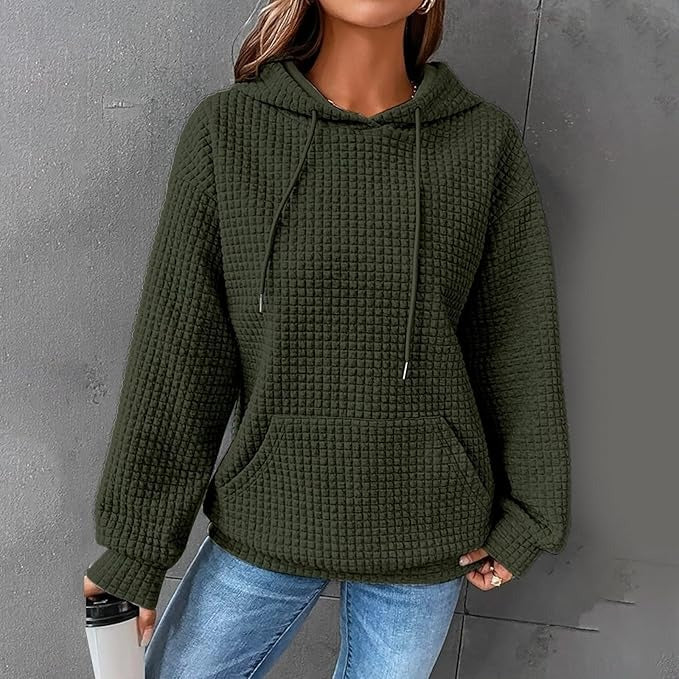 Jairis™ | Casual Waffle Knit Hoodie (Almost Sold Out)
