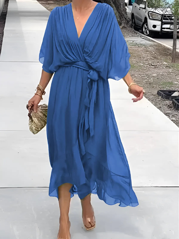 Serafine™ | Flowy V-Neck Maxi Dress (Almost Sold Out)