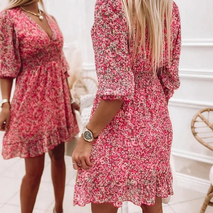 Brenelle™ | Classic Floral Dress