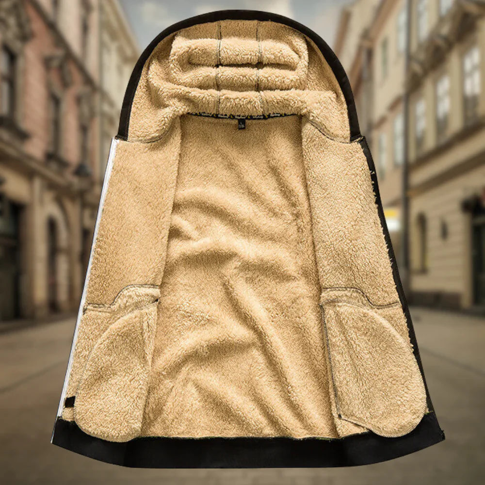 LUCAS™ | Luxury Men’s Fleece-Lined Hoodie