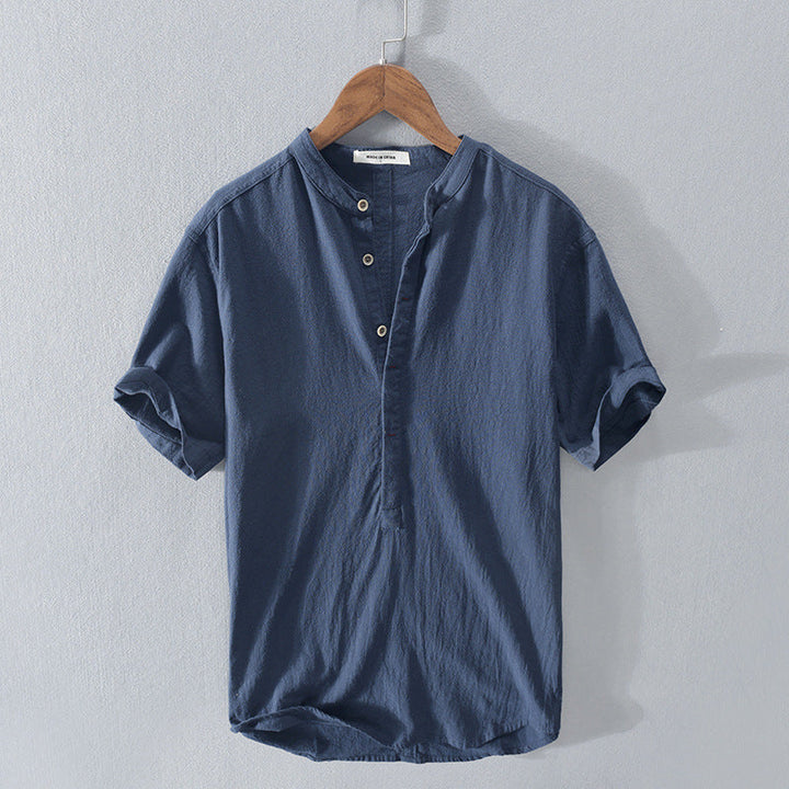 Leonis™ | Lux Cotton-Linen Shirt