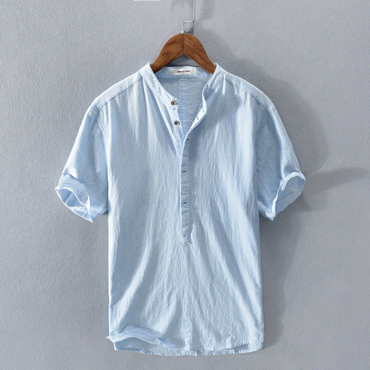 Leonis™ | Lux Cotton-Linen Shirt