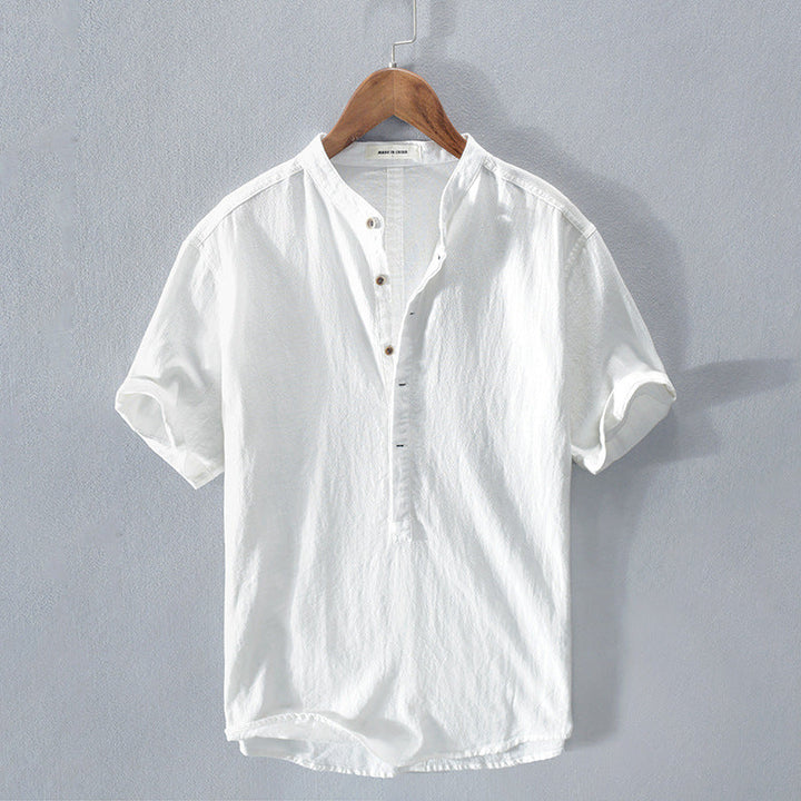 Leonis™ | Lux Cotton-Linen Shirt