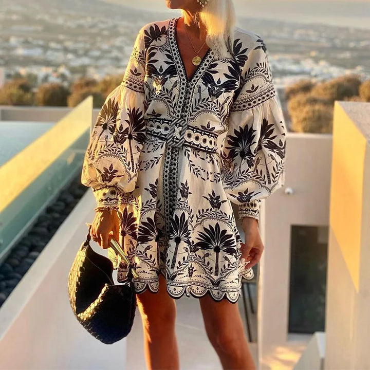 Arivelle™ | Embroidered Sunset Mini Dress (Almost Sold Out)