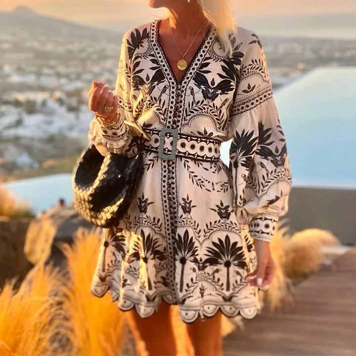 Arivelle™ | Embroidered Sunset Mini Dress (Almost Sold Out)