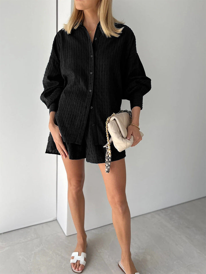 Lowen™ | Chic Breezy Shirt & Shorts Set