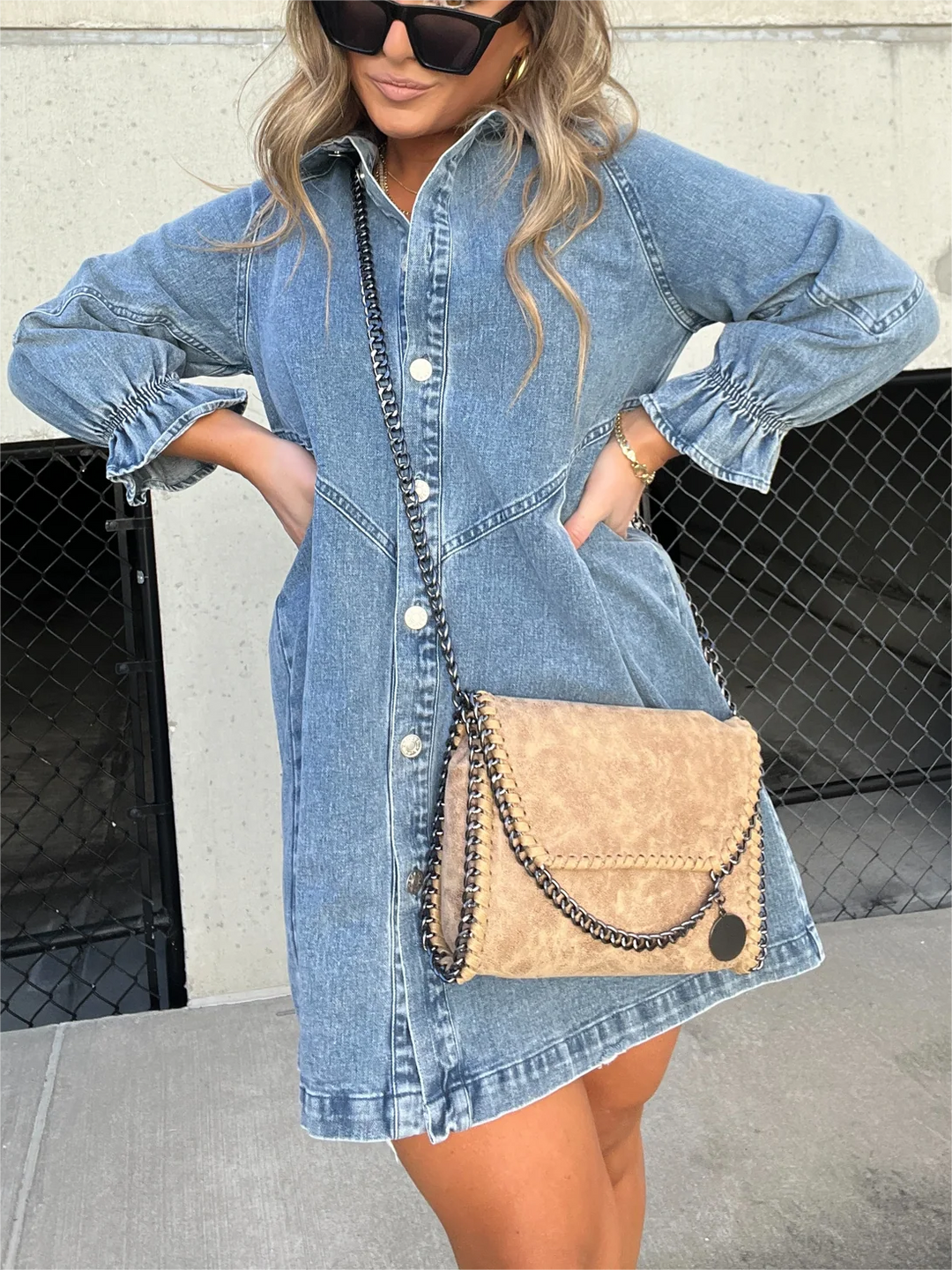 Elona™ | Chic Casual Denim Dress ( Almost Sold Out )
