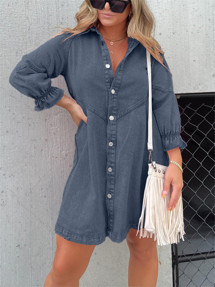 Elona™ | Chic Casual Denim Dress ( Almost Sold Out )