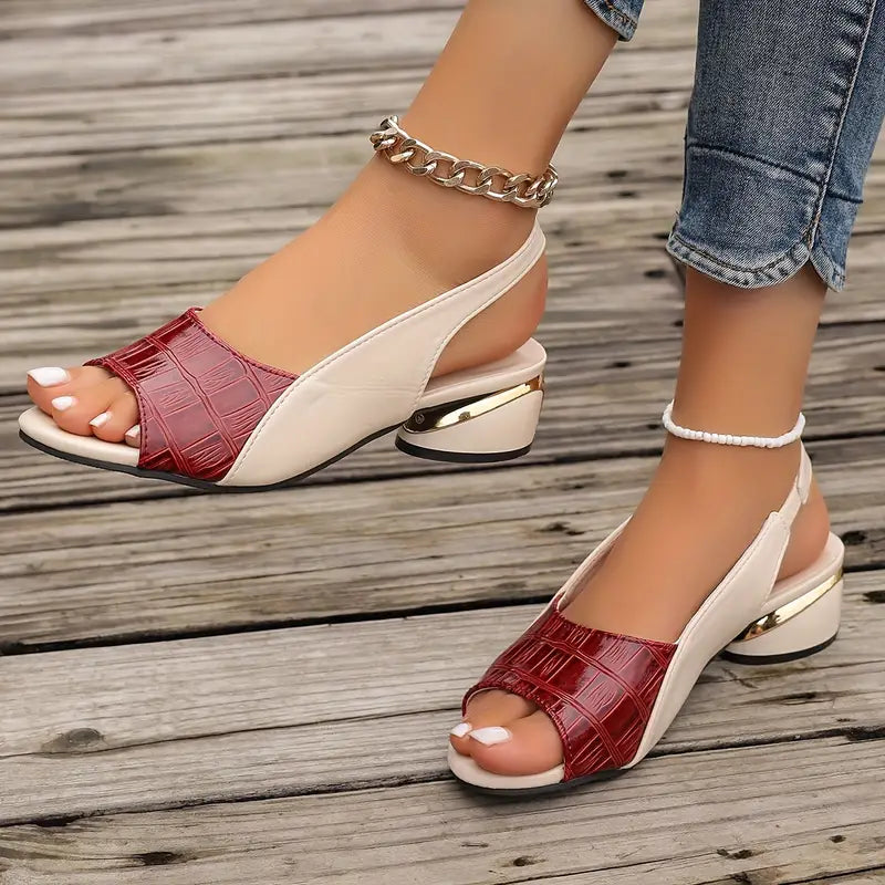 Rosella™ | Elegant Leather Comfort Sandals