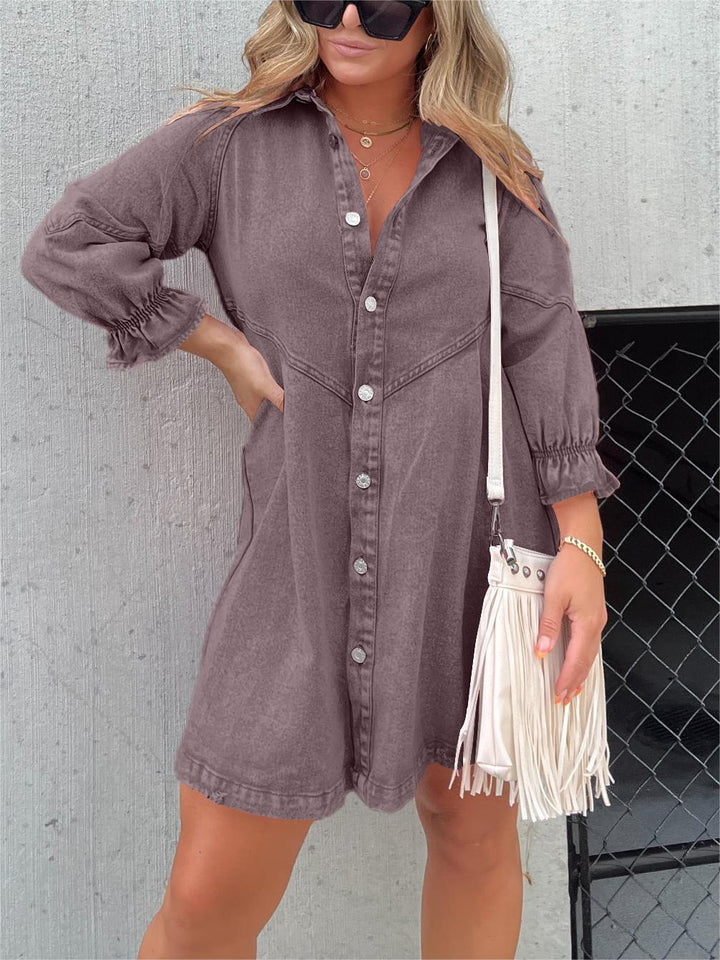 Elona™ | Chic Casual Denim Dress ( Almost Sold Out )