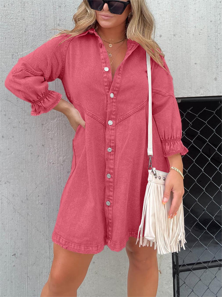Elona™ | Chic Casual Denim Dress ( Almost Sold Out )