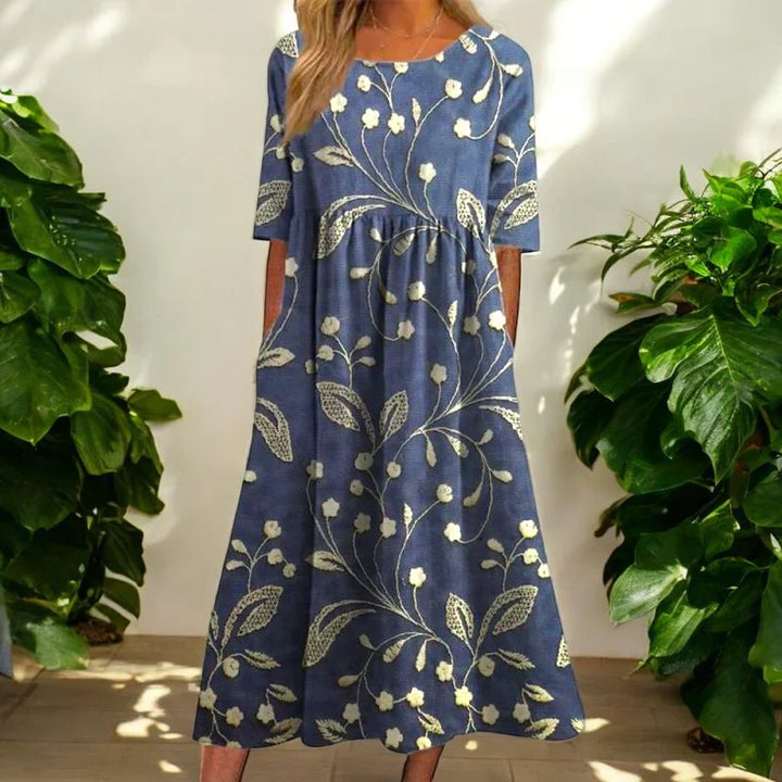 Kharis™ | Classic Floral Midi Dress (Almost Sold Out)