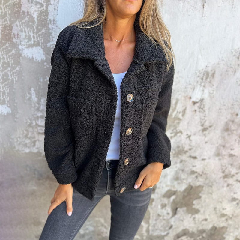 Ubreya™ | Premium Soft-Touch Button-Up Jacket
