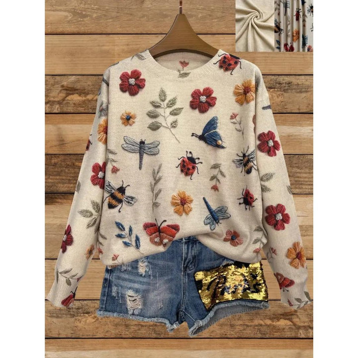 Florese™ | Chic Embroidered Sweater (Almost Sold Out)