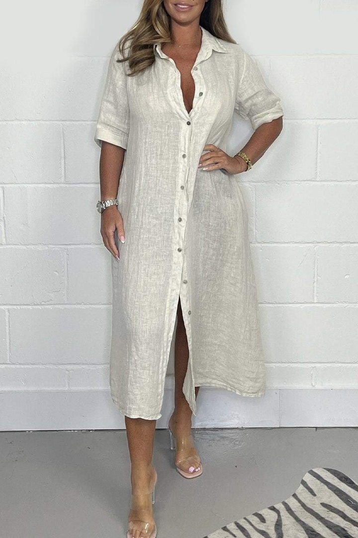 Sorielle™ | Luxe Shirt Dress (Almost Sold Out)