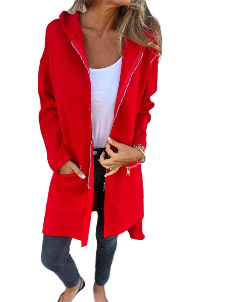LIVIA™ | Zip-Up Cardigan – Cozy Comfort, Effortless Style