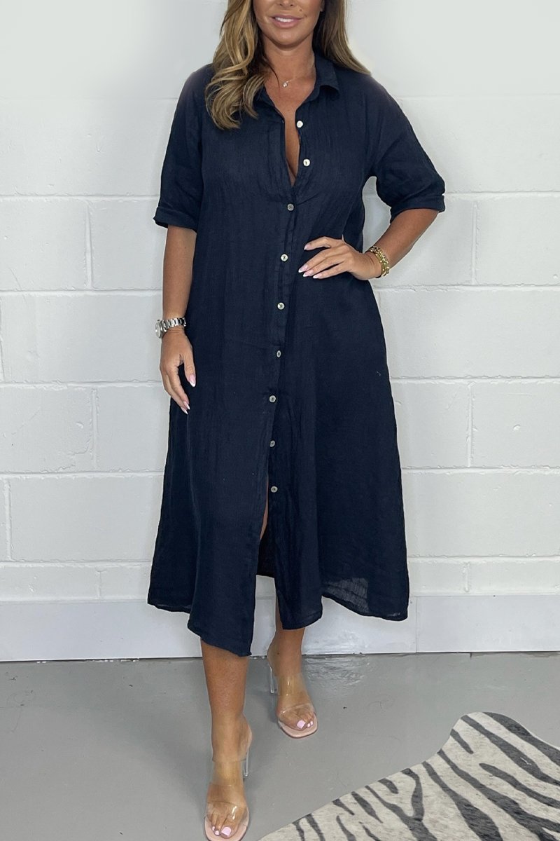 Sorielle™ | Luxe Shirt Dress (Almost Sold Out)