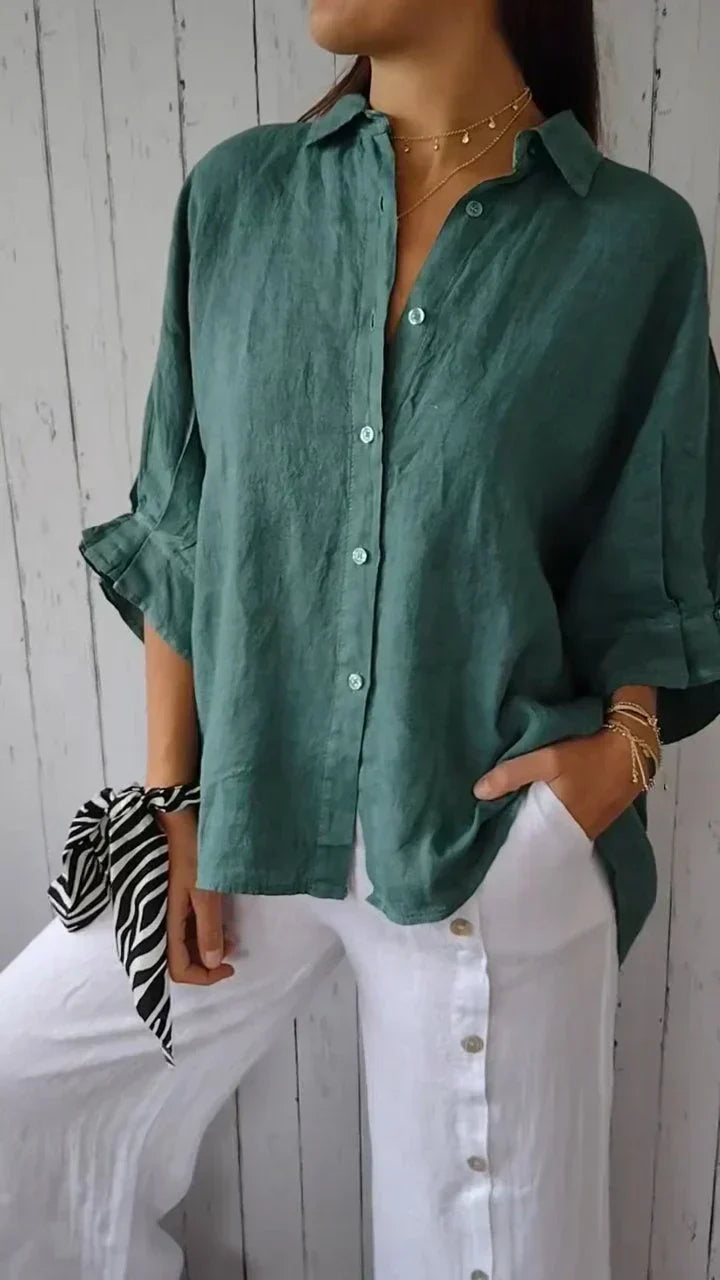 Madia™ | Classic Button-Up Shirt (Almost Sold Out)