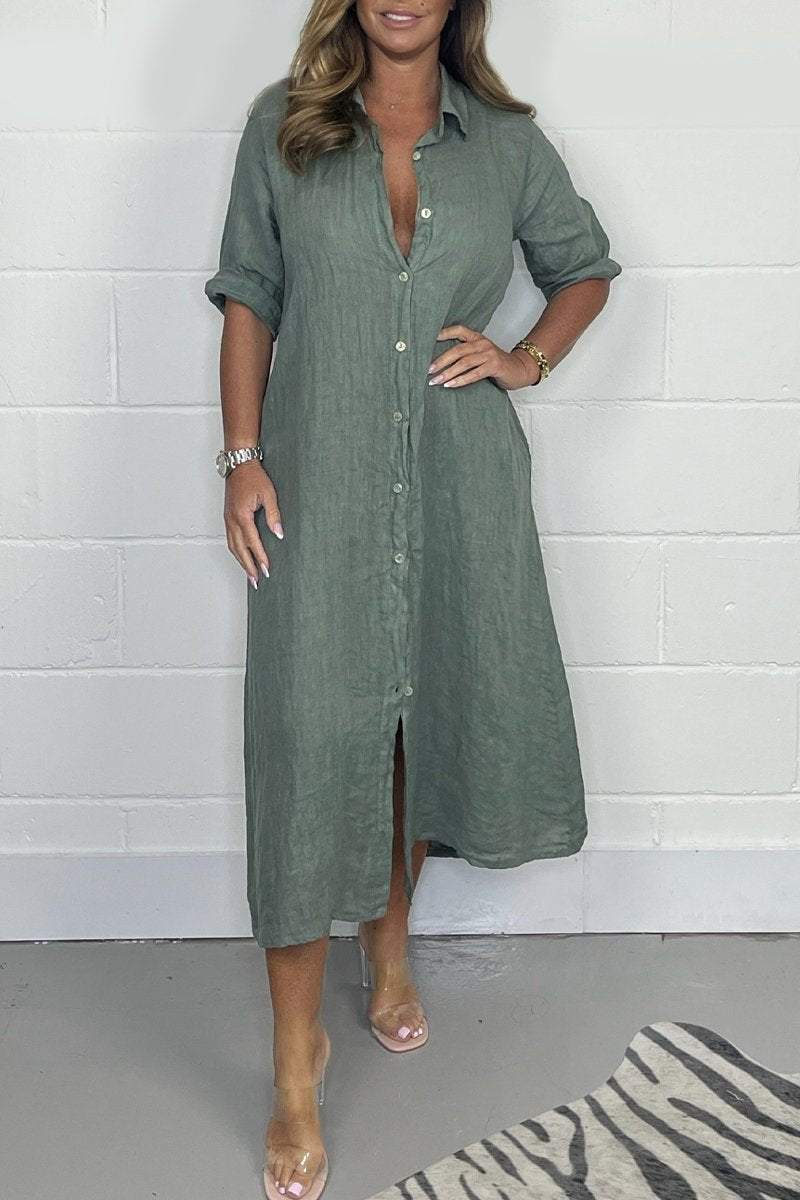 Sorielle™ | Luxe Shirt Dress (Almost Sold Out)