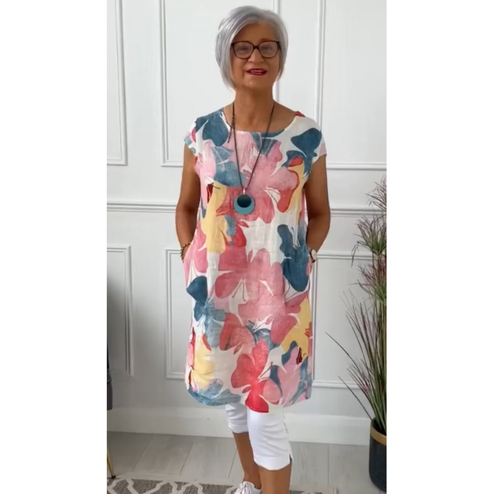 Tara™ | Luxury Flowing Butterfly Print Dress (Almost Sold Out)