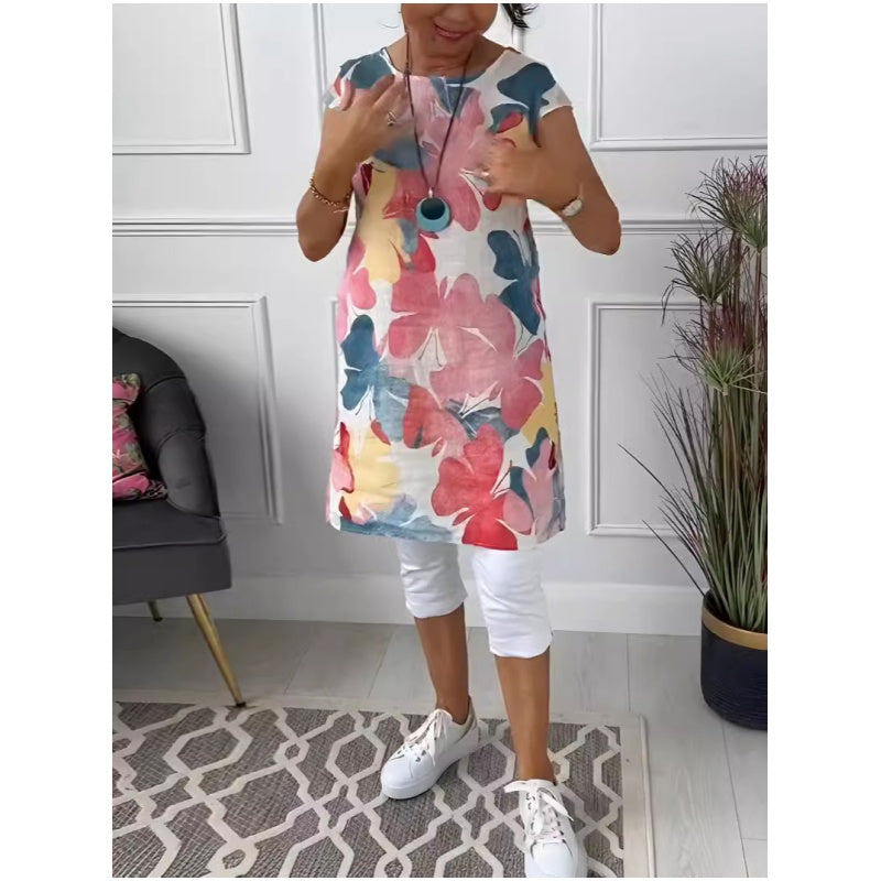 Tara™ | Luxury Flowing Butterfly Print Dress (Almost Sold Out)