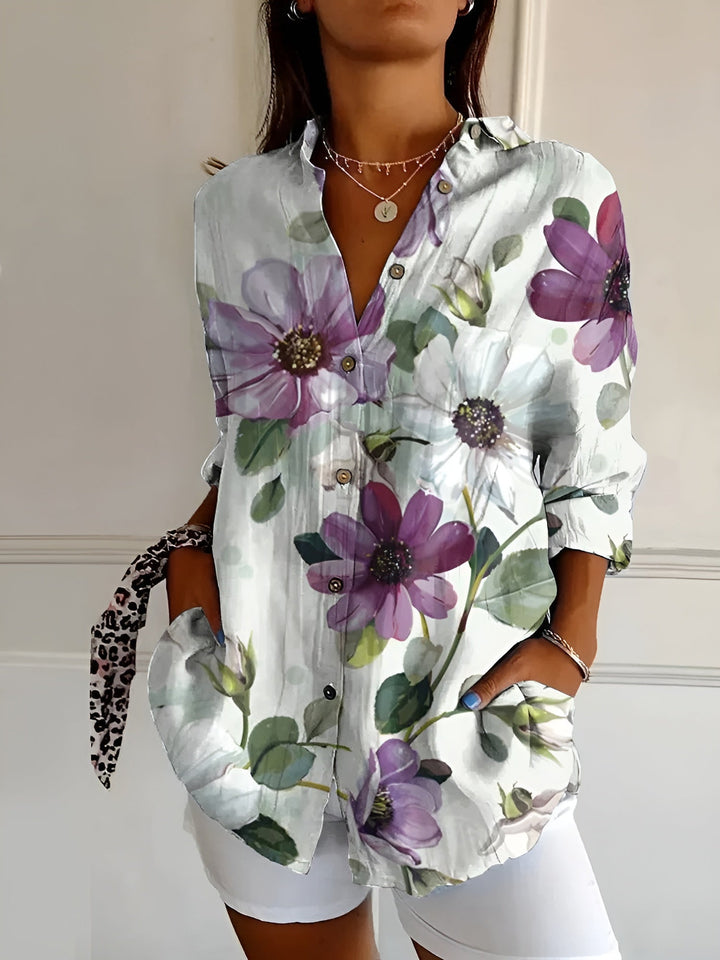Amariana™ | Flowy Floral Button-Up Shirt (Almost Sold Out)