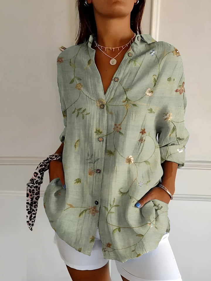 Amariana™ | Flowy Floral Button-Up Shirt (Almost Sold Out)