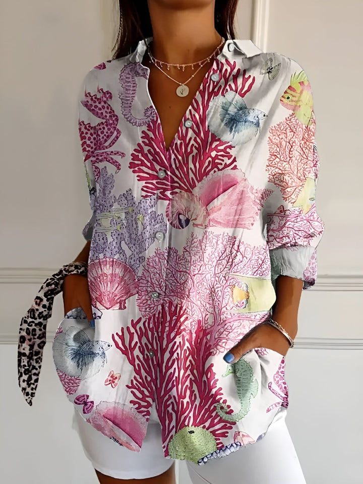 Amariana™ | Flowy Floral Button-Up Shirt (Almost Sold Out)