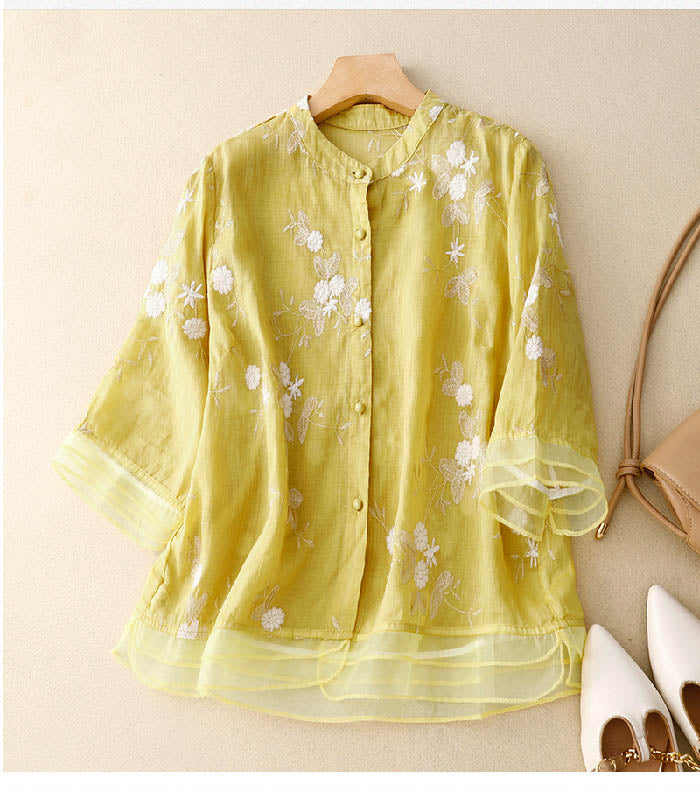 Elisette™ | Classic Embroidered Blouse (Almost Sold Out)